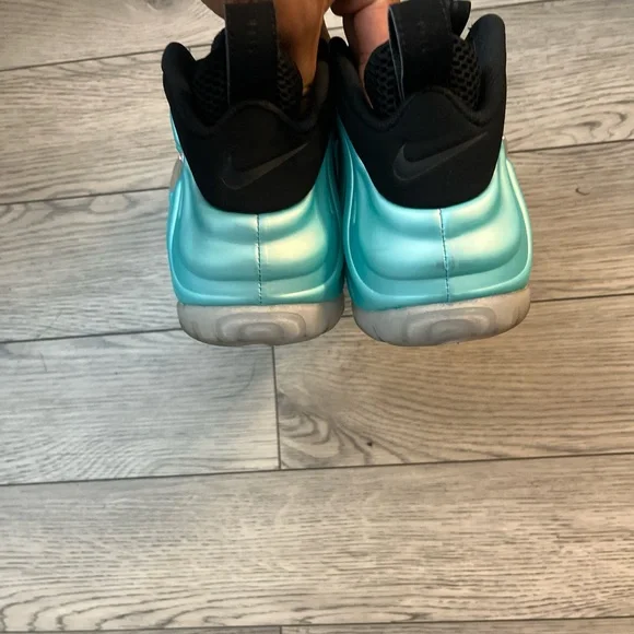 Nike Blue and Black Sneakers with Futuristic Design
